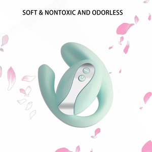 Mainan seks dewasa Vibrator kepala ganda untuk wanita Remote Control 10 Mode getar Stimulator g-spot - Product Image 6