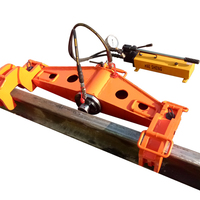 Doblador de riel hidráulico de doble gancho, YZG-550 de alta calidad, YZG-550, carril Horizontal hidráulico, proveedor de China, gran oferta