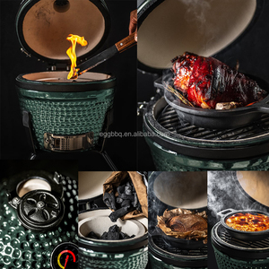 SEB KAMADO Vente en gros de mini-grills en céramique Kamado de 13 pouces, fabricant OEM/ODM, <span class=keywords><strong>barbecue</strong></span> au charbon de bois portable pour l'extérieur - Product Image 5