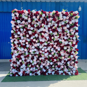 Telón de Fondo Floral 5D para Pared, Diseño de Hortensias Verdes, Globos Colgantes, Arte en Tela Blanca, para Decoración de Dormitorio, Bodas, Alquiler y DIY - Product Image 3