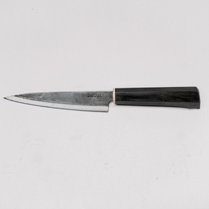 Couteau à désosser et à fileter en acier à ressorts de type automobile, manche en bois d'ébène / bois de fer / frêne, longueur de lame 165 mm - Product Image 3