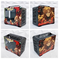Boîtier d'ordinateur mi-tour M-ATX personnalisé avec fonctionnalité transparente sur le côté Disponibilité des stocks de personnages d'anime pour les PC de petit format