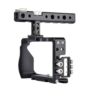YELANGU Mirrorless <b>Camera</b> Cage Aluminum Alloy Adjustable Arm Mount <b>For</b> A6 Series <b>Stabilizer</b> Handle Grip - Product Image 1