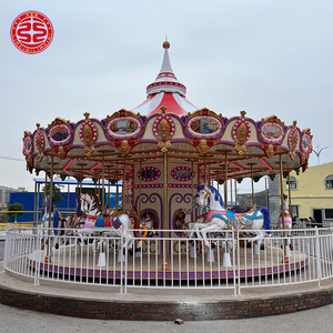 Carrusel de 16-<span class=keywords><strong>26</strong></span> Asientos para Niños, Carrusel Pequeño para Interiores, Equipos de Parque de Atracciones de China - Product Image 4