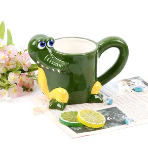 Креативные милые молочные кофейные кружки ручной работы, Заводская изготовленная на заказ 3d кружка в виде животного, чашка в форме крокодила
