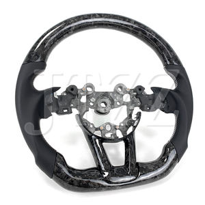 2011 -<span class=keywords><strong>2019</strong></span> para Mazda CX3CX4CX5 LED negro personalizado fibra de carbono forjado volante de coche deportes Interior automotriz - Product Image 2