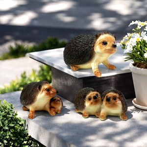 Transfronterizo Nueva simulación al aire libre MODELO DE Animal pequeño jardín creativo erizo resina epoxi decorativa arte popular esculpido - Product Image 1