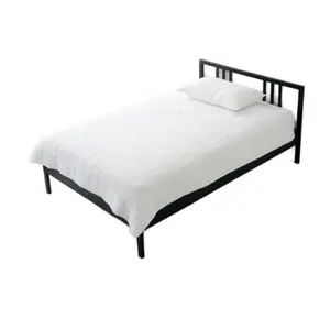 Marco de cama de madera B FRUGA, diseño de cama de madera de alta calidad superindividual, completo con líneas simples