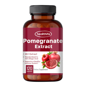 Capsules d'extrait <span class=keywords><strong>de</strong></span> grenade Healthife 20:1 <span class=keywords><strong>40</strong></span>% d'acide ellagique Fabricant OEM sous marque privée - Product Image 5