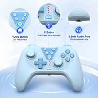 Control Inalámbrico para Switch 2 PC, Joystick con Efecto Hall, Giroscopio de 9 Ejes, Gamepad con Conector de Audio de 3.5mm, Función de Activación para NS2