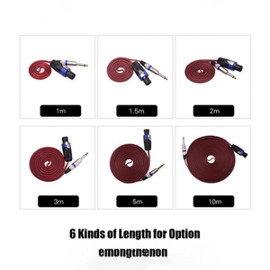 도매 베이스 스피커 케이블 100피트 XLR 스피커 케이블 오디언스 AU24 도매 순수 구리 베이스 스피커 케이블 그린 오디언스 - Product Image 5