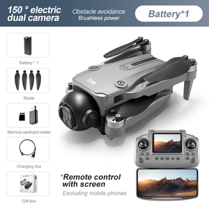Controlador de Dron D18 con pantalla para evitar obstáculos, cámara doble eléctrica, flujo óptico de gran angular, Hover, 15min, 100 metros, juguete RC FPV - Product Image 6