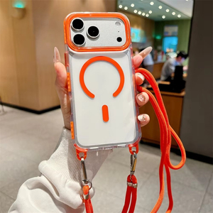 เคสโทรศัพท์ใสแบบกันกระแทกสำหรับ iPhone 17/18 Pro พร้อมสายคล้องมือ, เคสสำหรับ iPhone 18 Pro Max พร้อมสายคล้องคอ - Product Image 5