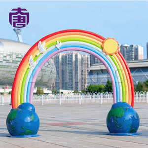 Luces decorativas para puertas de PVC con clasificación IP65 a prueba de agua, diseño luminoso para celebraciones de Año Nuevo en exteriores, para plazas de ciudades y grandes festivales. - Product Image 5