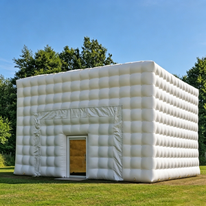 Tente <span class=keywords><strong>cube</strong></span> gonflable pour discothèque en plein air, idéale pour les fêtes privées dans la cour, les rassemblements nocturnes au bord de la piscine - Product Image 3