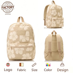 Hawaii Styles Print Women's Lightweight Travel Backpack Ripstop Nylon with Stylish Print Support Custom Digital Printing Design - Product Image 2