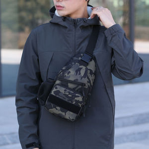 Masawei Tactical Chest Bag Adjustable Strap Crossbody <b>Backpack</b> Outdoor Sports Breathable Durable Unisex Green - Product Image 4