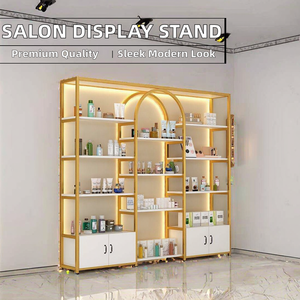 <span class=keywords><strong>Vitrine</strong></span> de présentation moderne en acier inoxydable PIN ANG de haute qualité, confortable et durable, pour salons de maquillage et vente au détail - Product Image 2