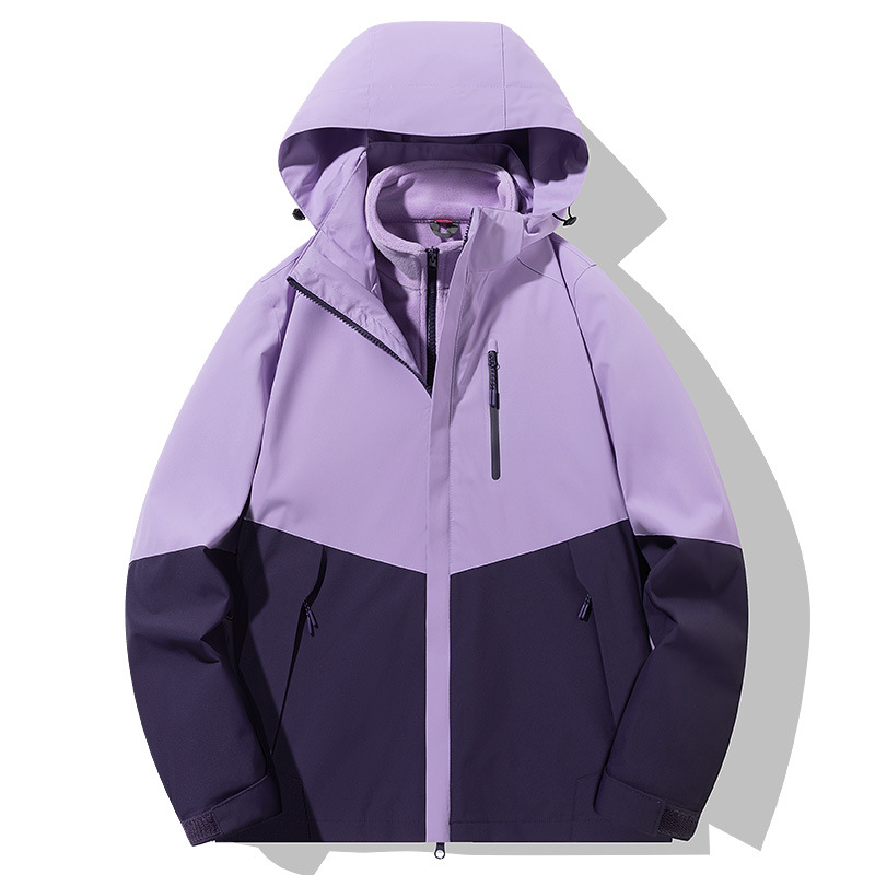 Dark purple and light purple