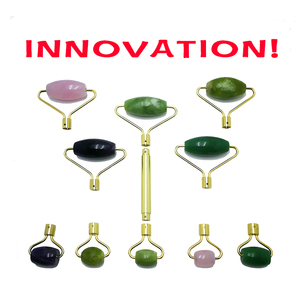 Mushang <span class=keywords><strong>amazon</strong></span> nueva productos naturales de jade cara de alta calidad de <span class=keywords><strong>cuarzo</strong></span> <span class=keywords><strong>rosa</strong></span> facial jade <span class=keywords><strong>rodillo</strong></span> para la venta - Product Image 2