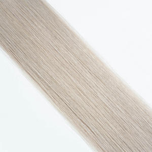 Extensions de cheveux humains vierges à double trame, 100g, origine européenne, qualité supérieure, résistantes à la chute, couleur claire, nouveau donneur pour - Product Image 3