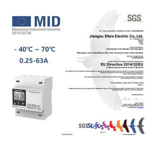 <span class=keywords><strong>Precio</strong></span> barato de fábrica, medidor de cargador EV, medidor <span class=keywords><strong>kwh</strong></span> digital trifásico con RS485, medidor de energía inteligente trifásico - Product Image 3