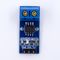 Module de capteur de courant Hall ACS712ELC-20A, module ACS712 20A, carte d'indicateur d'alimentation 5V, bricolage