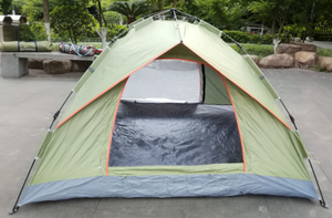 Custom3-4 Persona <span class=keywords><strong>Frangivento</strong></span> <span class=keywords><strong>Tenda</strong></span> Da Campeggio A Doppio Strato Impermeabile Pop Up Aperto Anti UV Tende Turistici Per Escursioni All'aperto di Viaggio Spiaggia - Product Image 2