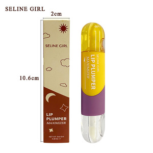 Seline Girl 5ml+5ml Ingrosso Trucco Lucidalabbra a Lunga Durata Effetto Volumizzante Olio Labbra Cambia Colore Private Label - Product Image 5