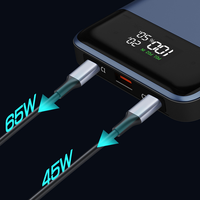 2025 produk pribadi baru 100W Power Bank 20000mAh pengisian cepat Aksesori komputer Laptop negara padat Power Bank ramping
