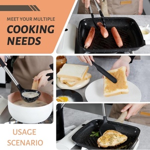 28-Piece Heat-Resistant Non-Stick <b>Silicone</b> Kitchen Utensils Set with Stainless Steel Handle for Cooking & Serving Fish - Product Image 5