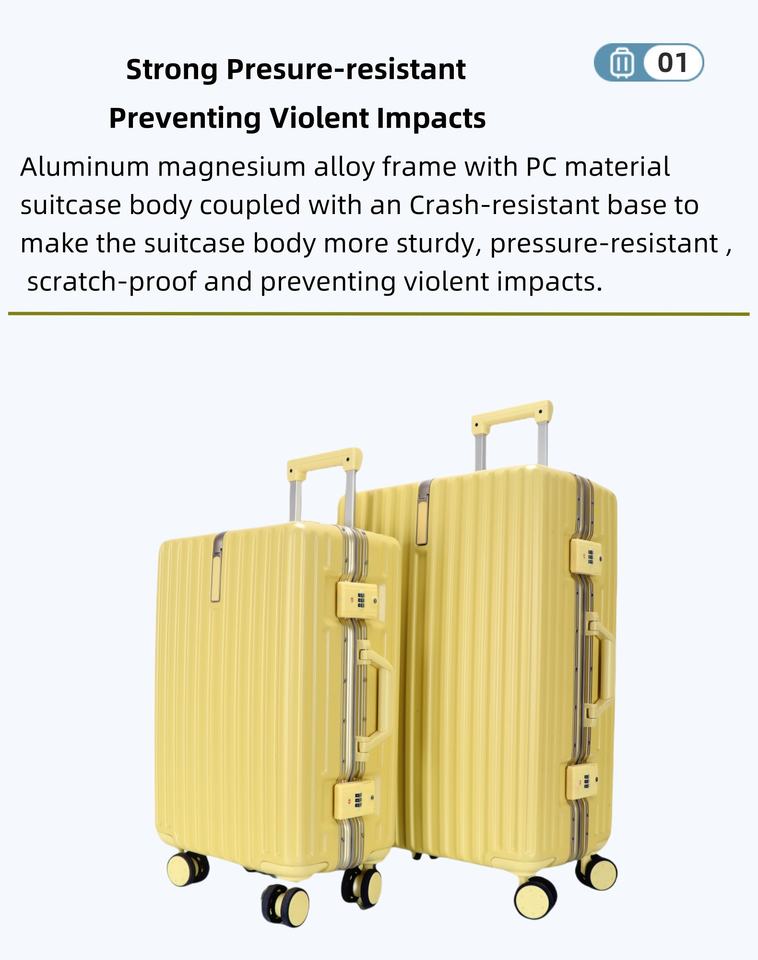 Aluminum Frame Spinner Suitcase thumbnail 4