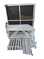 Plateforme de scène modulaire en alliage d'aluminium 6061-T6, cadre 18 mm, plateau antidérapant, hauteur réglable de 0,3 à 1,2 m pour événements et concerts
