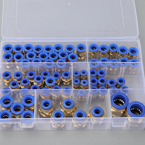 ชุดข้อต่อสายลมแบบ PC จำนวน 72 ชิ้น พร้อมข้อต่อแบบเร็ว (PC8-02 PC12-04) 10-03 อุปกรณ์สำหรับเครื่องอัดอากาศ/ปั๊มลม - Product Image 3