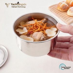 Steamed egg pure titanium bowl, durable instant noodle bowl, anti drop soup bowl, baby complementary food with lid - Product Image 4