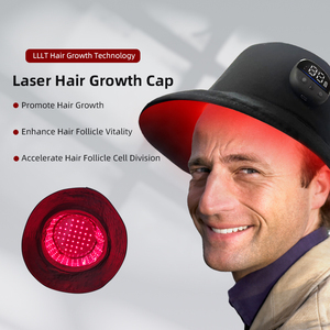 Gorro de Terapia de Luz Roja para el Crecimiento del Cabello, OEM ODM, Logotipo Personalizado, Dispositivo Láser para el Cuidado del Cabello, Masajeador para el Tratamiento de la Caída del Cabello - Product Image 2