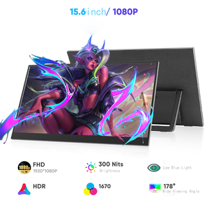 공장 가격 휴대용 18.5 "IPS <span class=keywords><strong>LCD</strong></span> 모니터 여행 모니터 노트북 내장 스탠드 100% 디스플레이 용 SRGB 제어 USB-C - Product Image 4