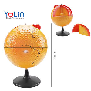 Modelo de la Estructura Interna del Sol, PVC, 32 cm, para Uso Didáctico, Modelo Anatómico para Estudiantes, Instrumento de Geografía, Material Didáctico, Marca Yulin - Product Image 1