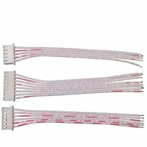 OEM kabel pita datar bergaris merah putih dengan konektor JST XH2.54mm - Product Image 6