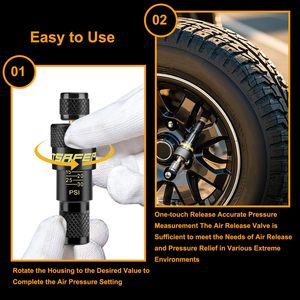 4*4 offroad có thể điều chỉnh tự động dừng Brass lốp giảm phát van 0-30 PSI có thể điều chỉnh - Product Image 4