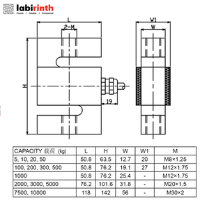 STC Cheap 5kg 50kg 100kg 200kg 500kg 1000kg 2ton 5ton Weight <strong>Sensor</strong> Push Pull Strain Gauge Tension Compression S Type <strong>Load</strong> <strong>Cell</strong> - Product Image 4