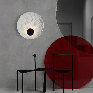 Loft nordique résine Art cercle appliques salon chambre chevet Hall éclairage intérieur maison <span class=keywords><strong>detor</strong></span> luminaires appliques - Product Image 6