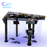 Gagner de l'argent avec des jeux de réalité virtuelle en salle, tir à la réalité virtuelle, arène de tir à la réalité virtuelle multijoueur, tir à la réalité virtuelle 9D, arcade virtuelle à vendre