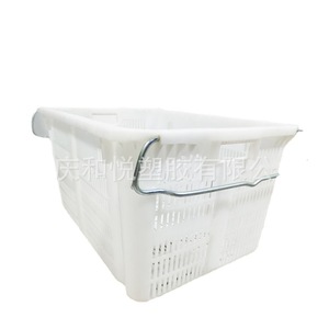 Caja de Plástico Número 3 para Frutas y Verduras, Blanca, Ventilada, para Transporte y Almacenamiento, Tamaño Estándar, Material PEPP - Product Image 2
