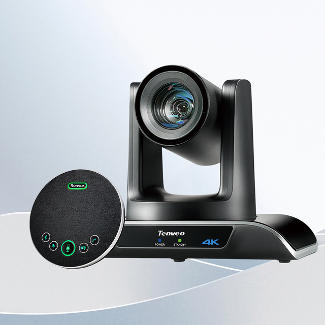 2025 TENVEO Hot Sales Video Conference Group 4K 5x Zoom PTZ VHD4K Camera and USB/ M3B Speakerphone for Meeting