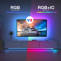 Twinklight Décoratif APP Contrôle 5050 10M Musique Sync Changement de Couleur TV Rétro-Éclairage RGB Led Smart Neon Strip Light