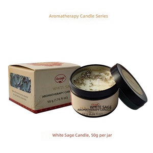 Meistverkaufte Handgemachte Runde Natürliche Kristall-Sojawachs Reinigungs-Aromatherapie-Kerze - Product Image 6