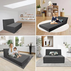 Sofá Cama Convertible Personalizado, <span class=keywords><strong>Plegable</strong></span>, de Espuma de Alta Densidad, para Habitación de Huéspedes, Espacios Pequeños, Fábrica B2B - Product Image 3