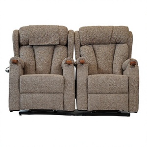 Full Comfort Dual Motor Electric Lift Recliner Chair full metal Equipped with <b>Massage</b> System Heating Lumbar Support and Wheels - Product Image 6