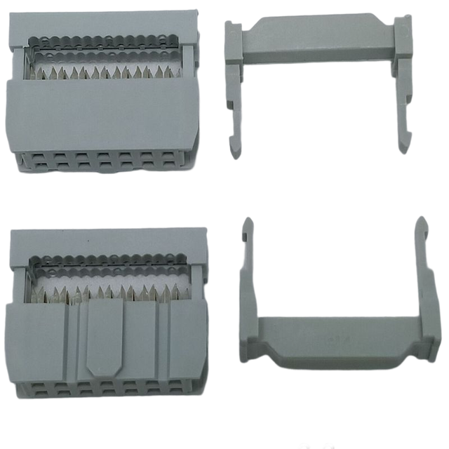 Hoyato High Speed 2.54mm Pitch 14 Pin Flat Cable IDC Socket Wire Connector manufacturer